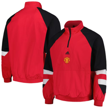 Load image into Gallery viewer, adidas Manchester United Icon ¼ Zip Top
