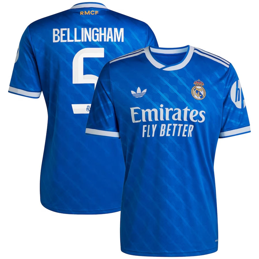 adidas Real Madrid Third Jersey 2025/26 Bellingham 5