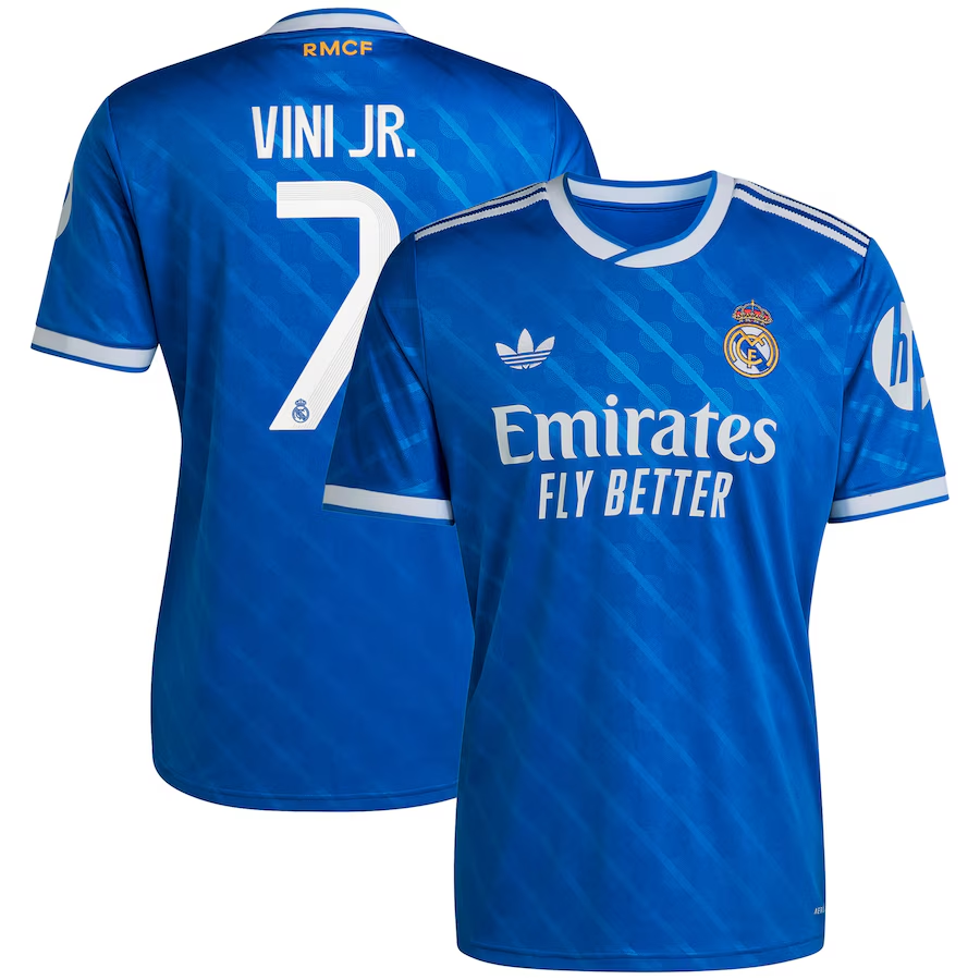 Vini Jr. adidas Real Madrid Third Jersey 2025/26 – Eurosport