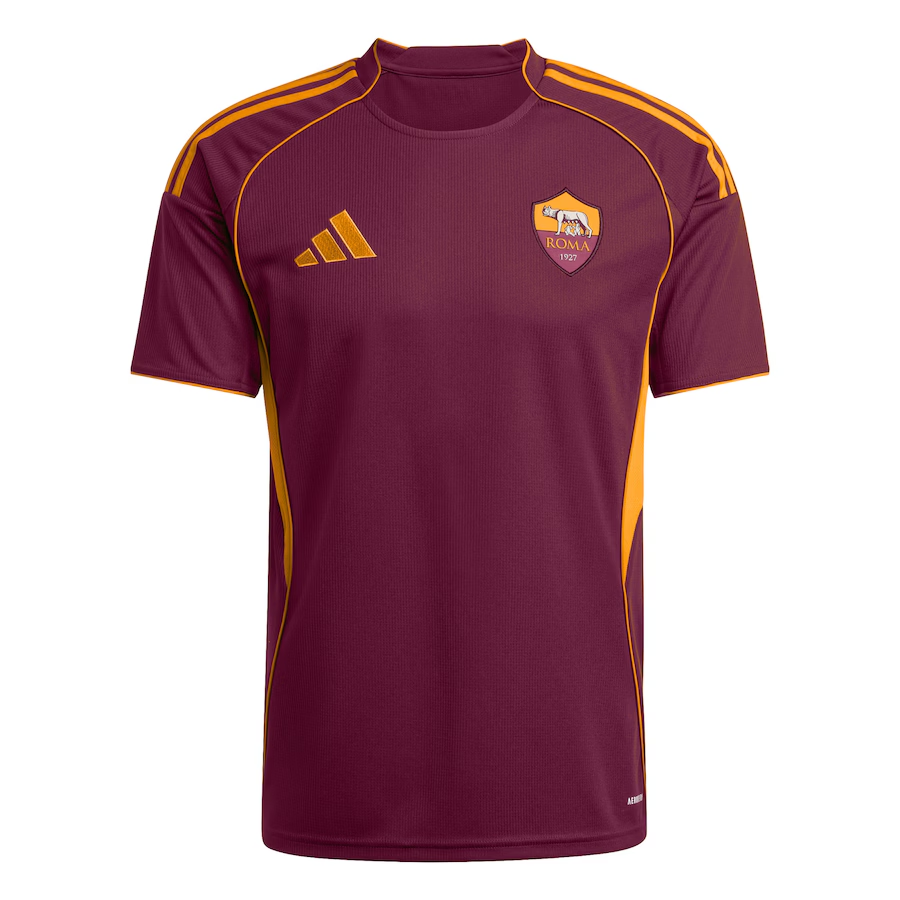 adidas AS Roma サッカーシャツ2025 adidas AS Roma Home Jersey 2025/26 – Eurosport Soccer Stores