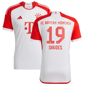 Alphonso Davies Bayern Munich Home Jersey 2023/24