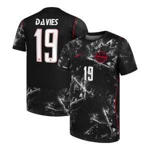 Alphonso Davies Canada Youth Black Jersey World Cup 2026