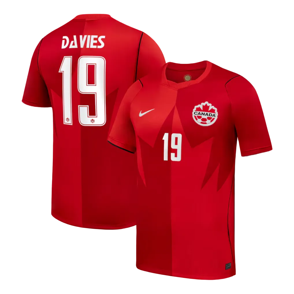Alphonso Davies Nike Canada Soccer Home Jersey World Cup 2026