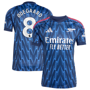 adidas Arsenal Away Jersey 2025/26 Odegaard 8