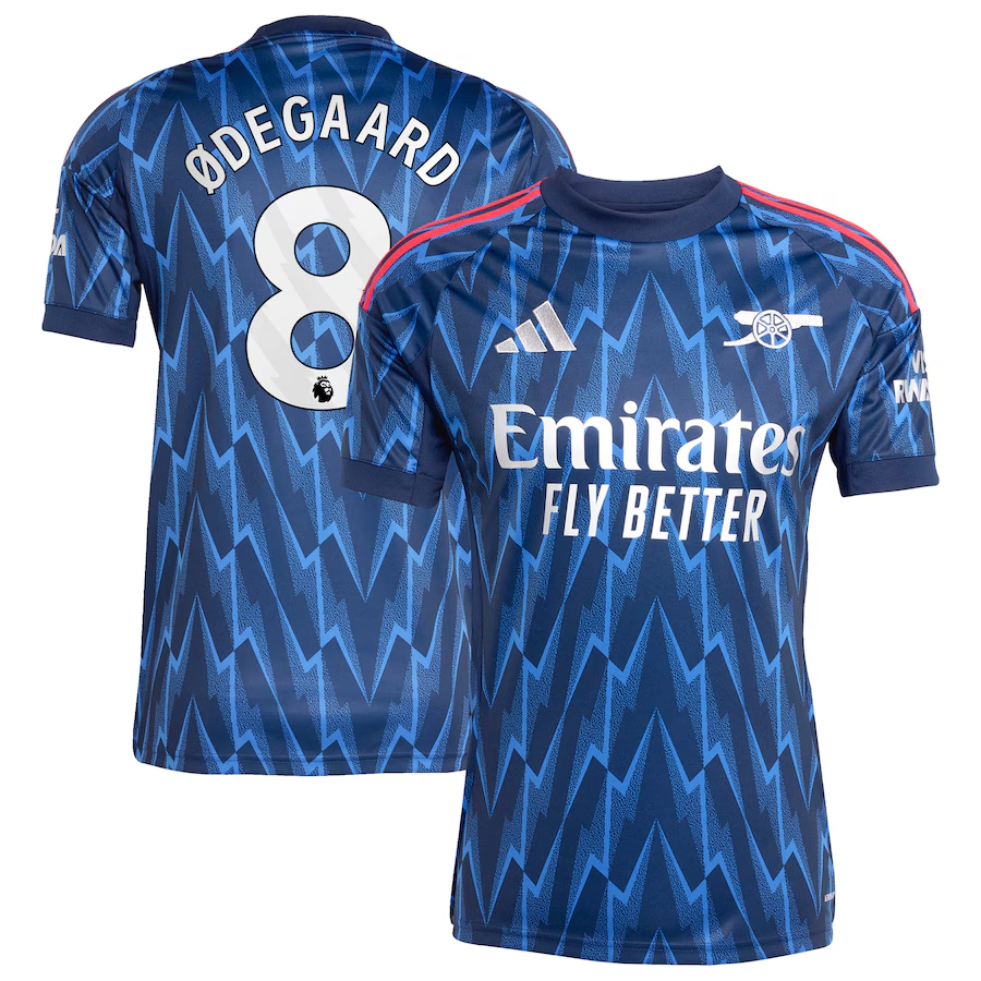 adidas Arsenal Away Jersey 2025/26 Odegaard 8