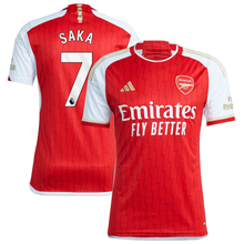 Load image into Gallery viewer, Bukayo Saka Arsenal Home Jersey 2023/24
