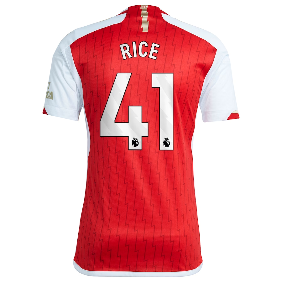 Arsenal Kit Rice Declan Rice Arsenal Home Jersey 2023/24 – Eurosport Soccer Stores