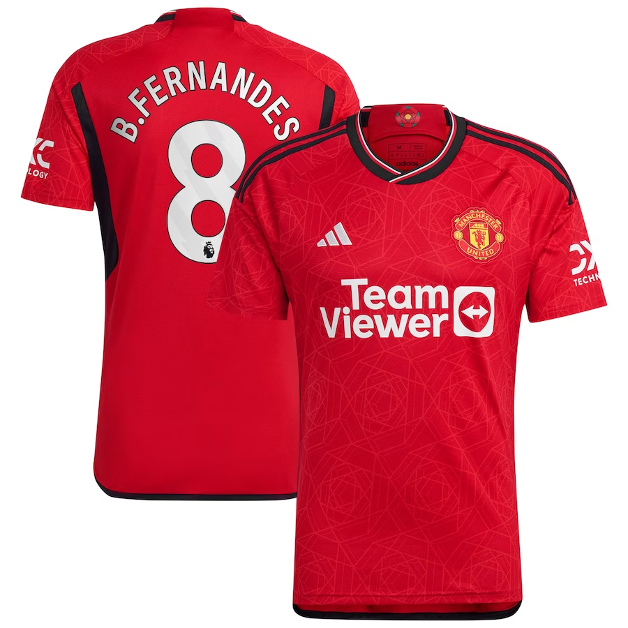 Bruno Fernandes Manchester United Home Jersey 2023/24 – Eurosport Bruno Fernandes Manchester United Home Jersey 2023/24 – Eurosport