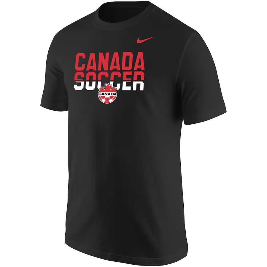 Nike Canada Soccer Black T Shirt