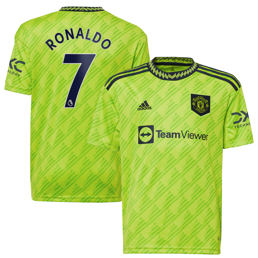 Cristiano Ronaldo Manchester United Third Jersey 2022 – Eurosport