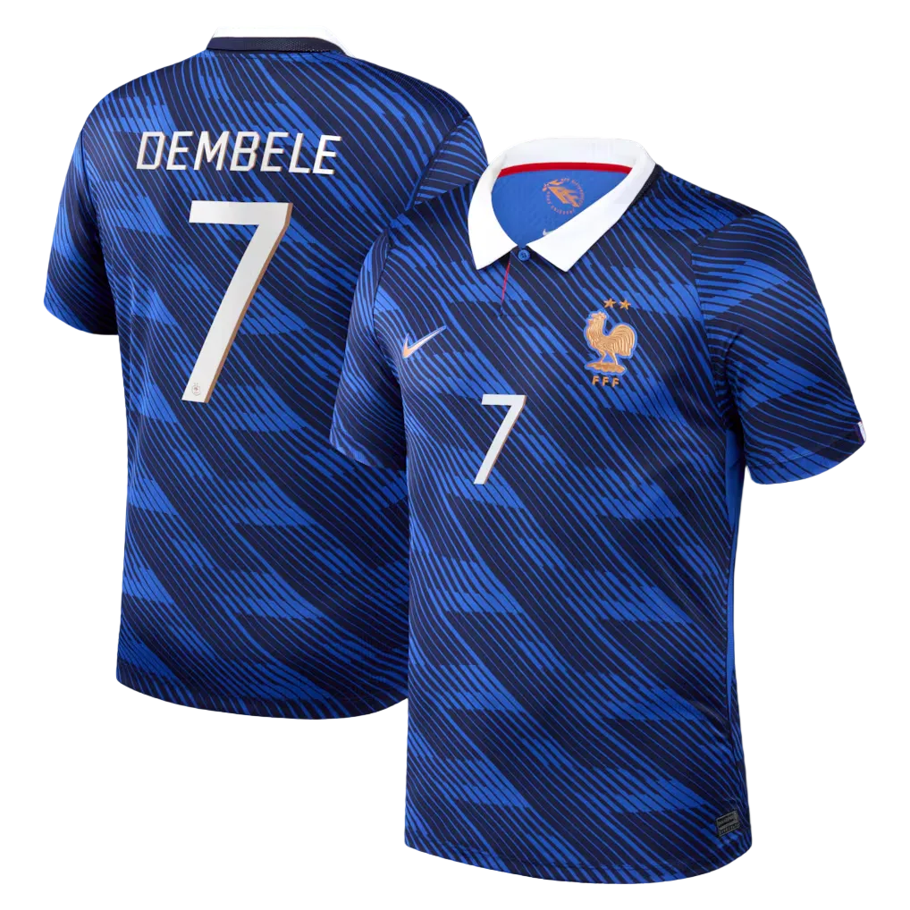 Ousmane Dembélé France Home Jersey World Cup 2026 – Eurosport