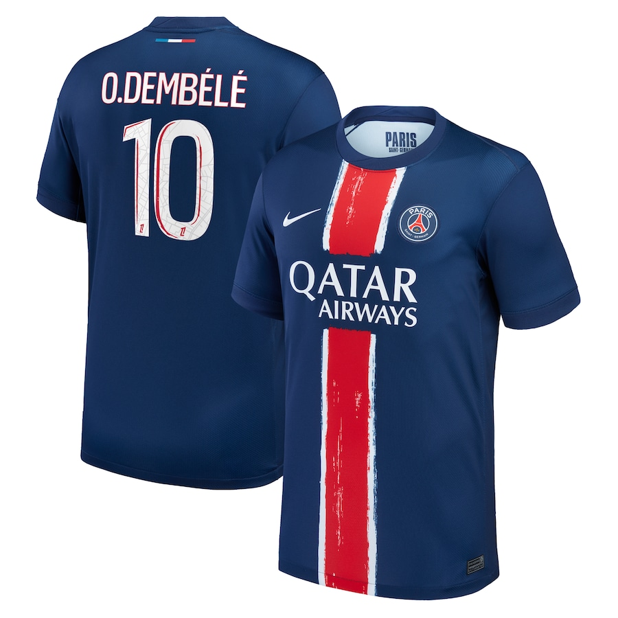 O.Dembele Nike Paris Saint Germain PSG Home Jersey 2024 25 Eurosport Soccer Stores