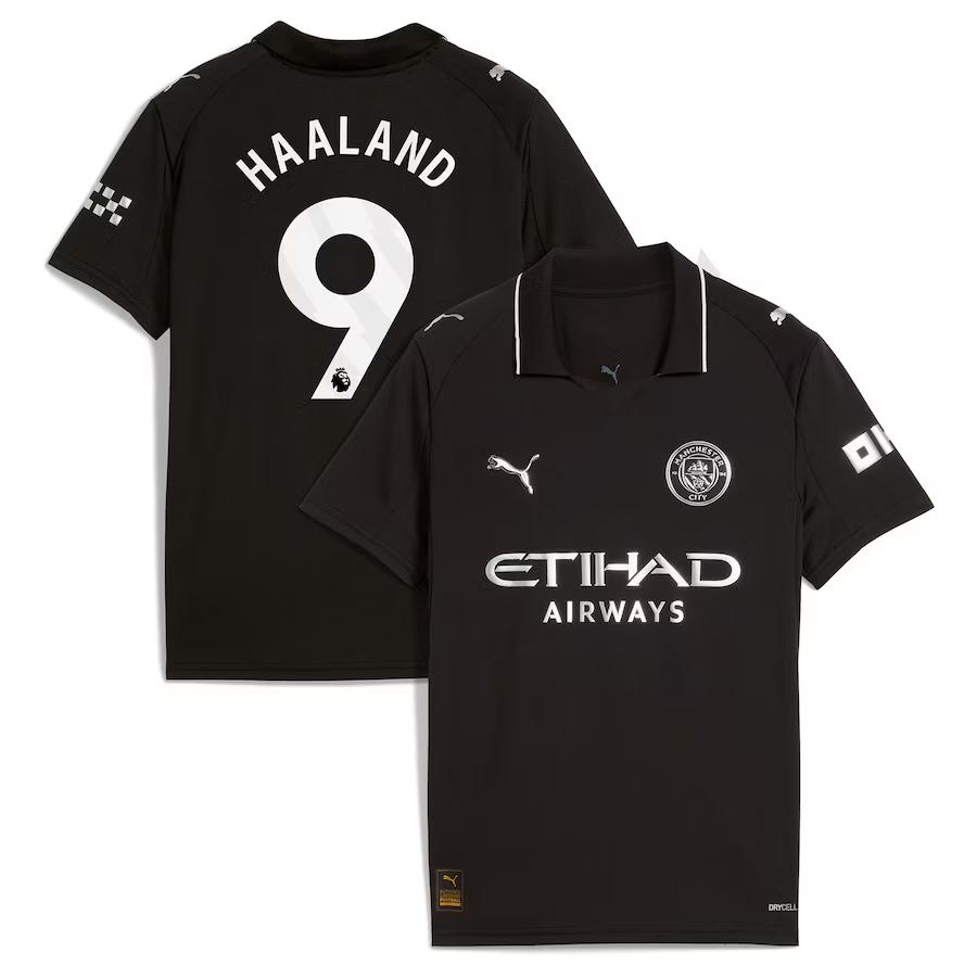 2025マンチェスター・シティNo.9 HAALAND Puma Man City Home Haaland 9 Jersey 2024-2025 (Premier League)