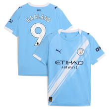 Load image into Gallery viewer, Puma Manchester City Youth Home Jersey 2025/26 Haaland 9
