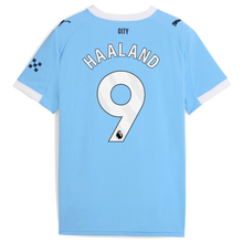 Load image into Gallery viewer, Puma Manchester City Youth Home Jersey 2025/26 Haaland 9
