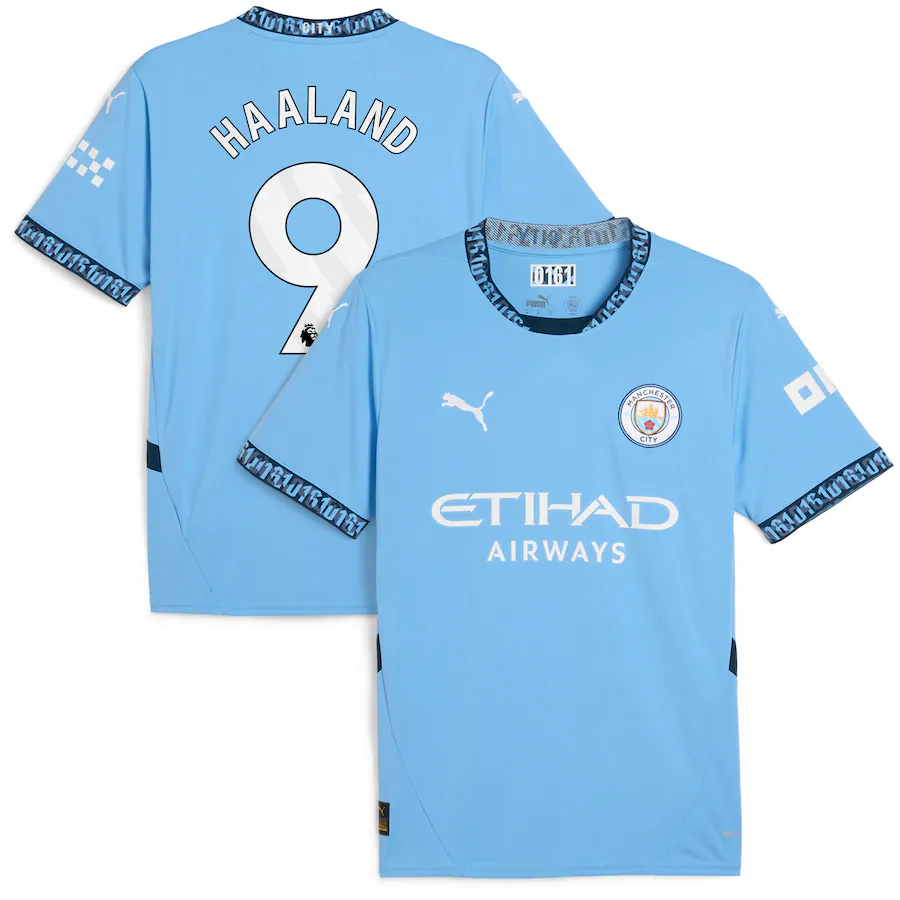 Erling Haaland Manchester City Home Jersey 2024/25 – Eurosport