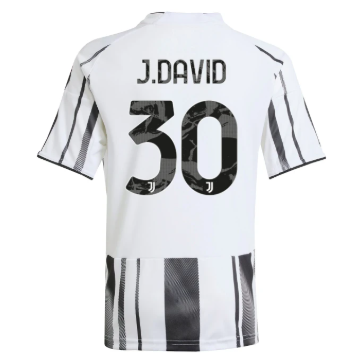 adidas Juventus Youth Home Jersey 2025/26 J.David 30