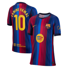 Load image into Gallery viewer, Lamine Yamal Nike Barcelona Youth Home Jersey 2026/27
