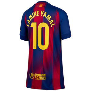 Nike Barcelona Youth Home Jersey 2025/26 Lamine Yamal 10