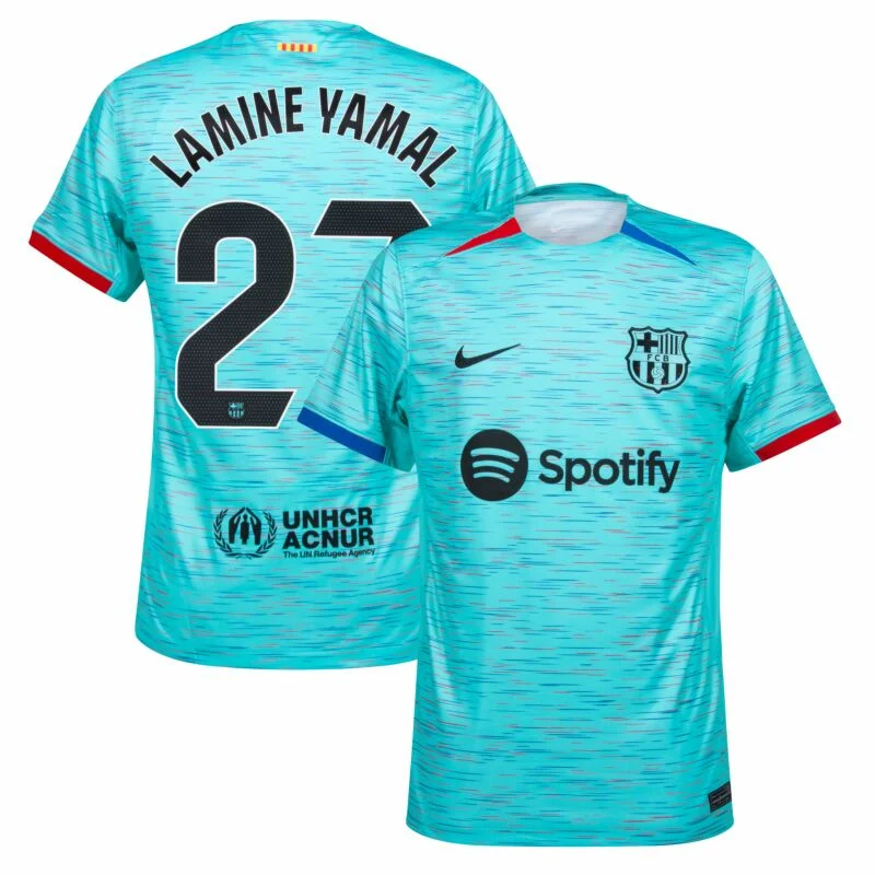 Lamine Yamal Nike Barcelona Third Jersey 2023/24 – Eurosport