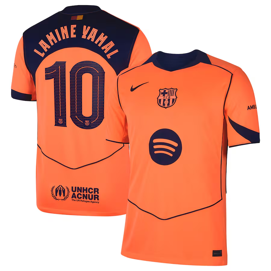 Nike Barcelona Third Jersey 2025/26 Lamine Yamal 10