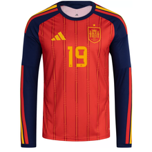 Load image into Gallery viewer, Lamine Yamal Spain Home Long Sleeve Jersey World Cup 2026
