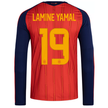 Load image into Gallery viewer, Lamine Yamal Spain Home Long Sleeve Jersey World Cup 2026
