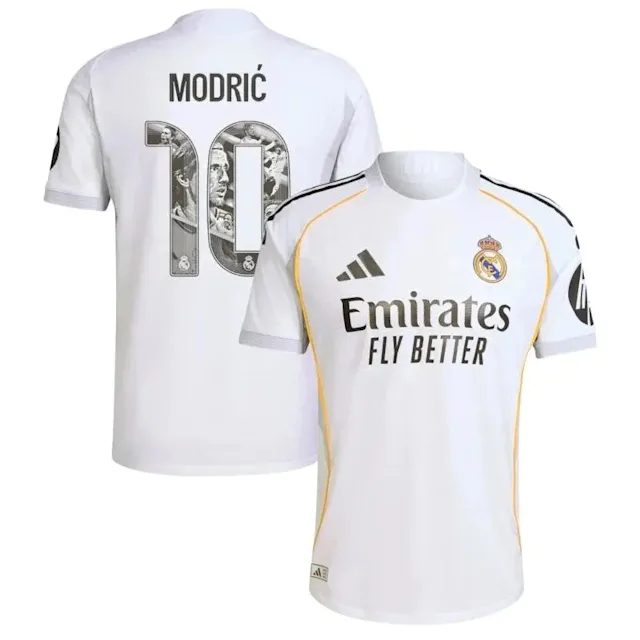 Luka Modrić Special Edition Real Madrid Home Jersey 2025/26