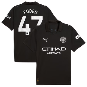 Puma Manchester City Away Jersey 2025/26 Foden 47