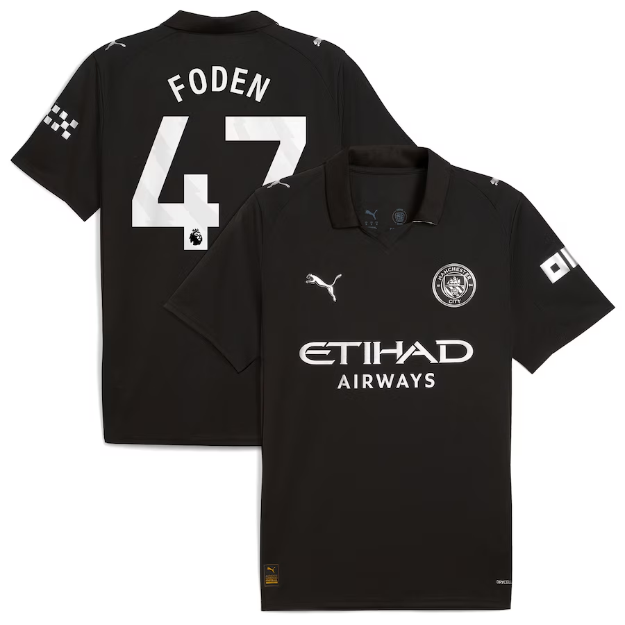 Puma Manchester City Away Jersey 2025/26 Foden 47