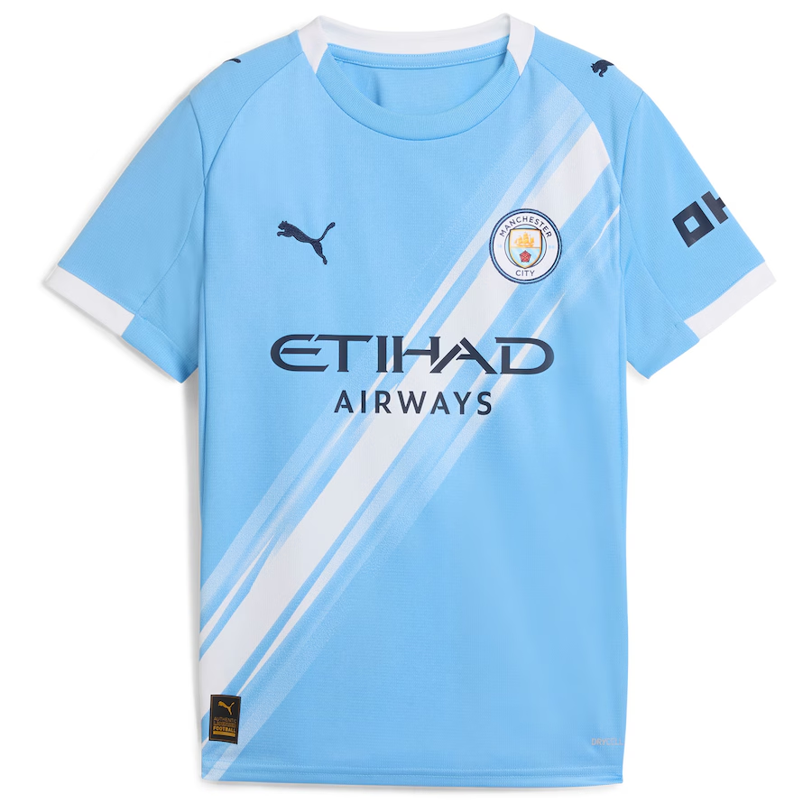 Puma Manchester City Youth Home Jersey 2025/26
