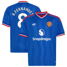 Load image into Gallery viewer, Bruno Fernandes Manchester United Youth Away Jersey 2026/27
