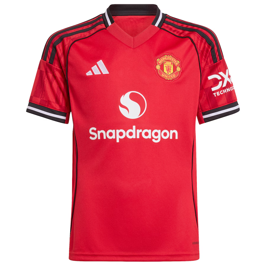 adidas Manchester United Youth Home Jersey 2025/26