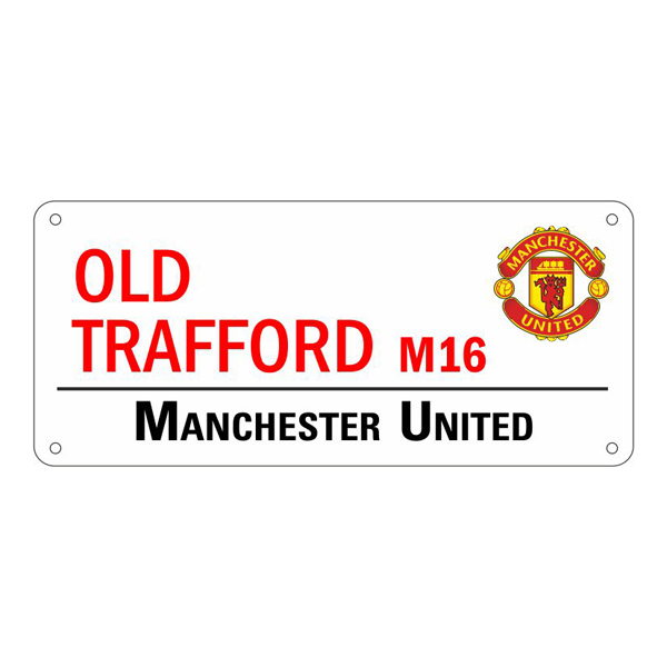 Manchester United Street Sign
