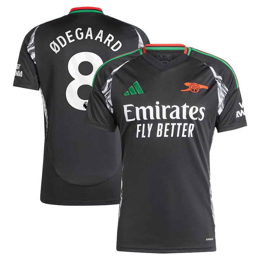Martin Odegaard adidas Arsenal Away Jersey 2024/25 – Eurosport