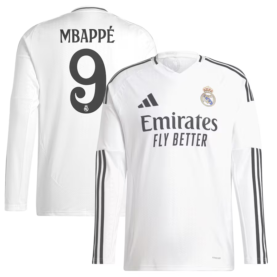 Kylian mbappe long sleeve jersey sale