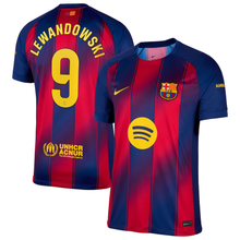 Load image into Gallery viewer, Nike Barcelona Home Jersey 2025/26 Lewandowski 9
