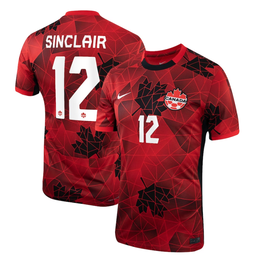 Nike Canada Women's Home Jersey Sinclair 12