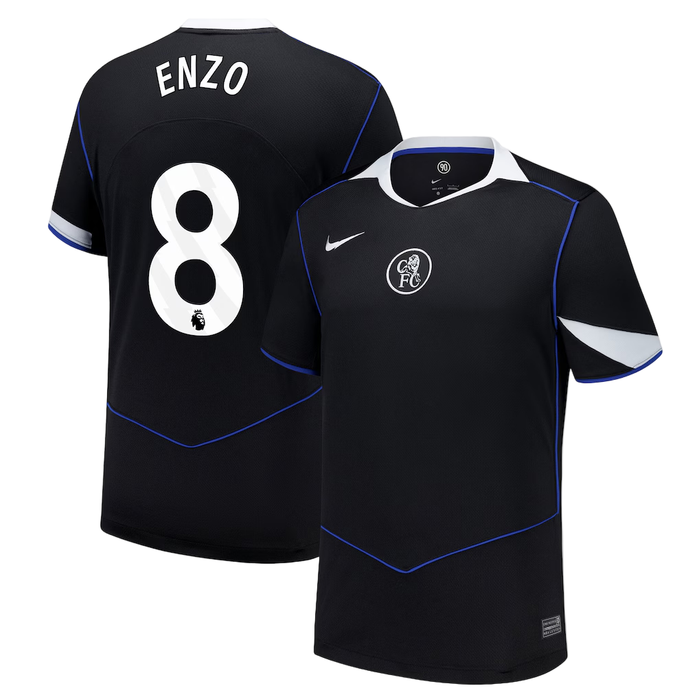 Enzo Fernandez Nike Chelsea Third Jersey 2025/26 - Black