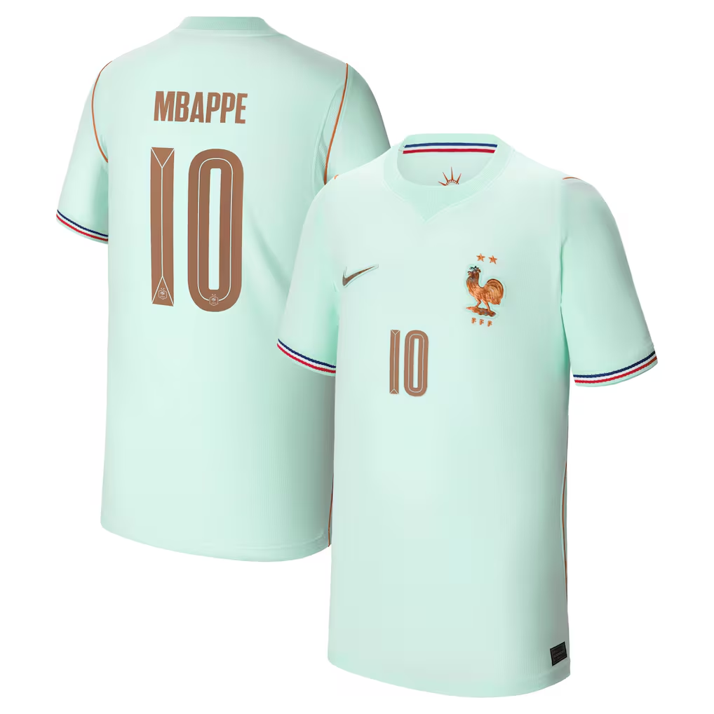 Kylian Mbappe France Youth Away Jersey World Cup 2026 – Eurosport