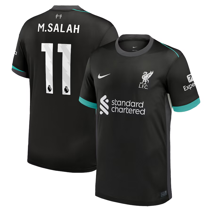 Mohamed Salah Nike Liverpool Away Jersey 2024 25 Eurosport Soccer Stores