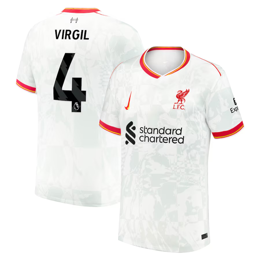 Virgil van Dijk Nike Liverpool Third Jersey 2024/25 – Eurosport