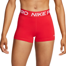 Load image into Gallery viewer, Nike Pro Women's 3" Shorts Red
