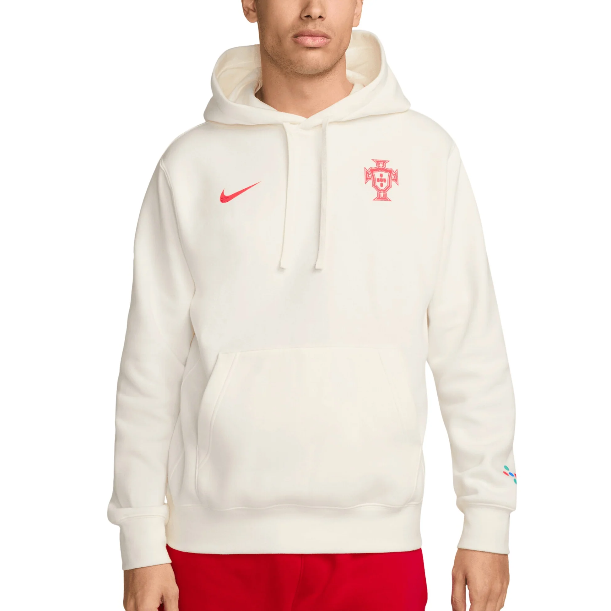 Nike Portugal Club Fleece Pullover Hoodie 2024 Eurosport Soccer Stores