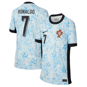 Nike Cristiano Ronaldo Portugal Youth Away Jersey 2024 Eurosport Soccer Stores