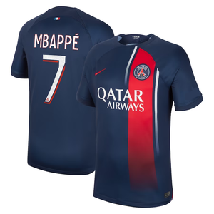 Kylian Mbappe Paris Saint-Germain PSG Home Jersey 2023/24