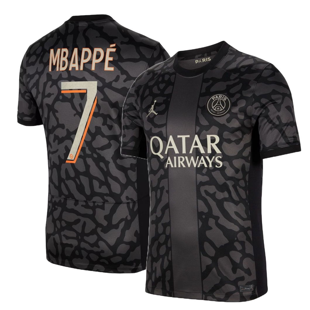 Kylian Mbappe PSG x Jordan Third Jersey 2023/24