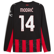 Load image into Gallery viewer, Puma AC Milan Home Long Sleeve Jersey 2025/26 Modric 14

