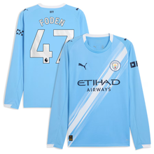 Load image into Gallery viewer, Puma Manchester City Home Long Sleeve Jersey 2025/26 Foden 47
