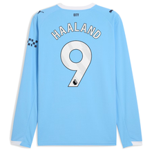 Load image into Gallery viewer, Puma Manchester City Home Long Sleeve Jersey 2025/26 Haaland 9
